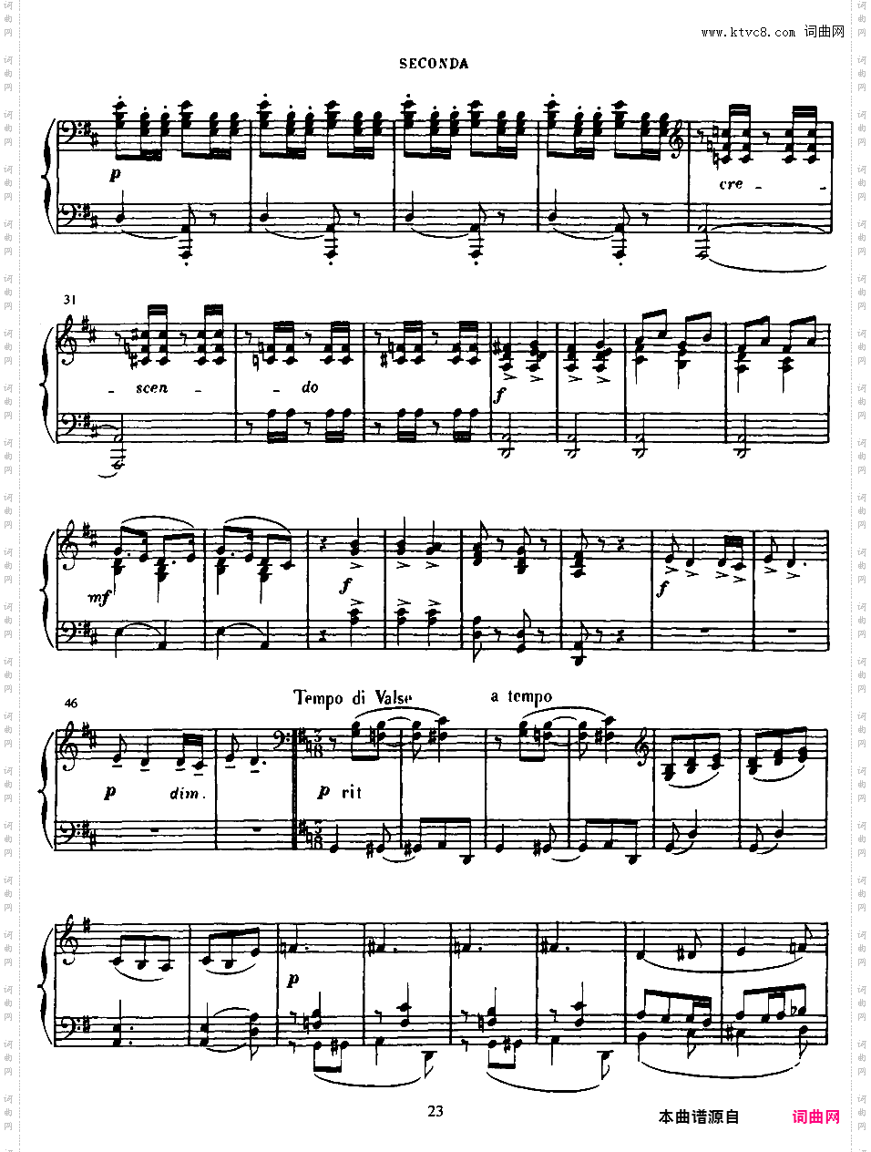 小组曲 Petite Suite - 四手联弹