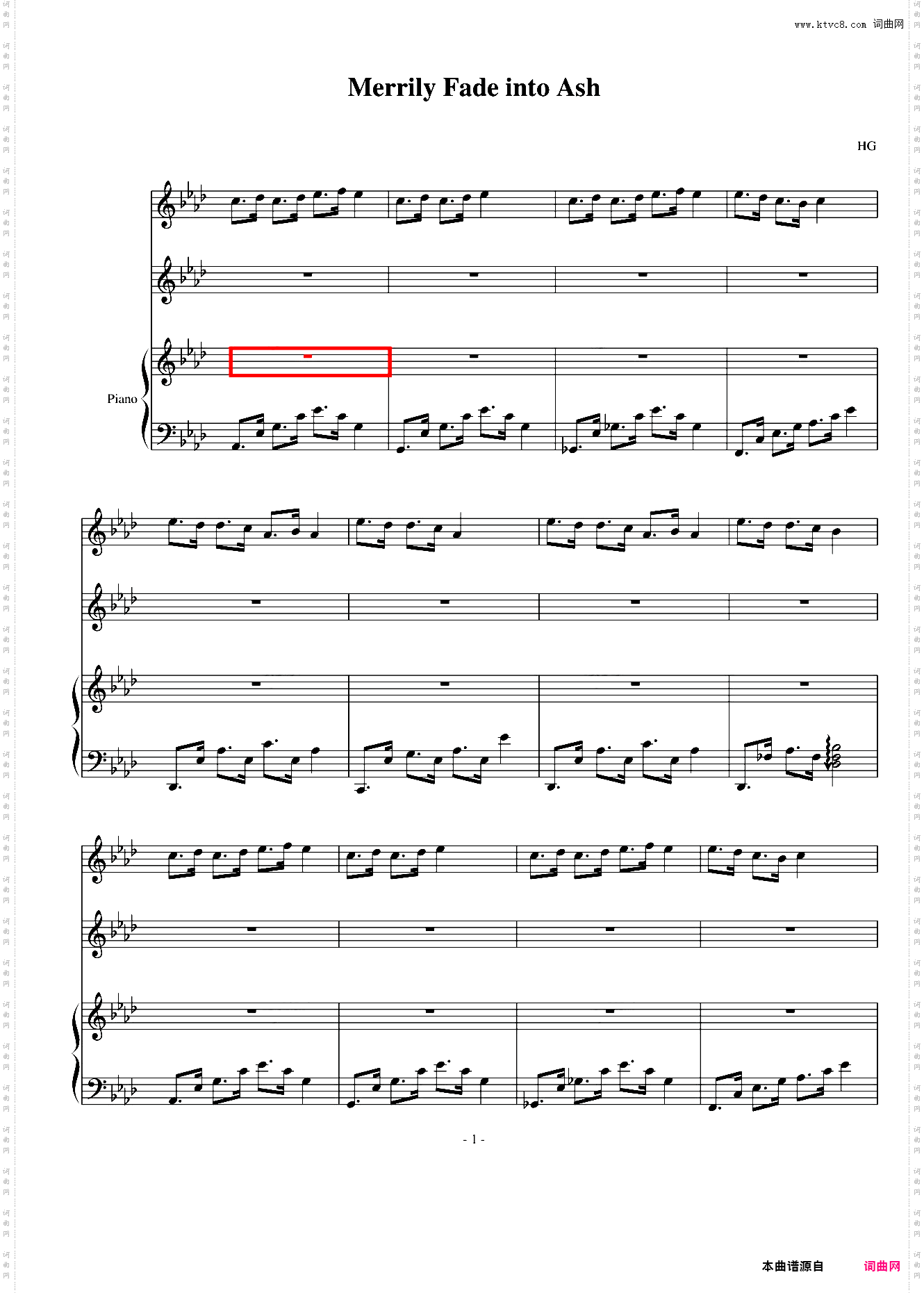 Merrily Fade Into Ash