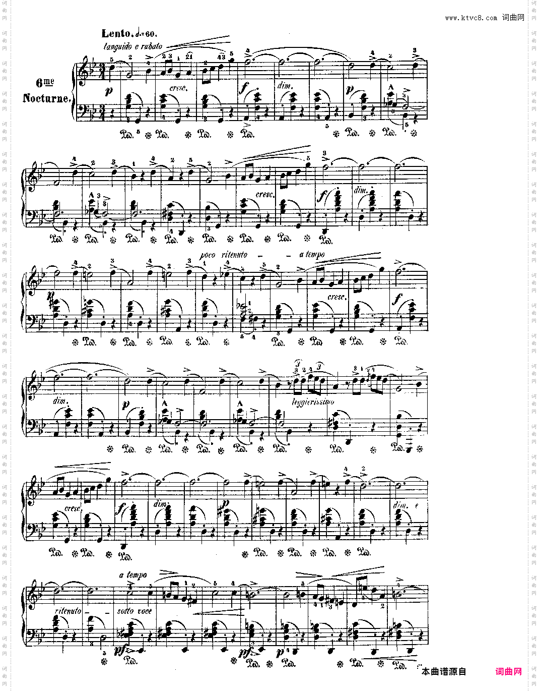 升F大调夜曲作品15号 - Nocturne Op·15 No·3