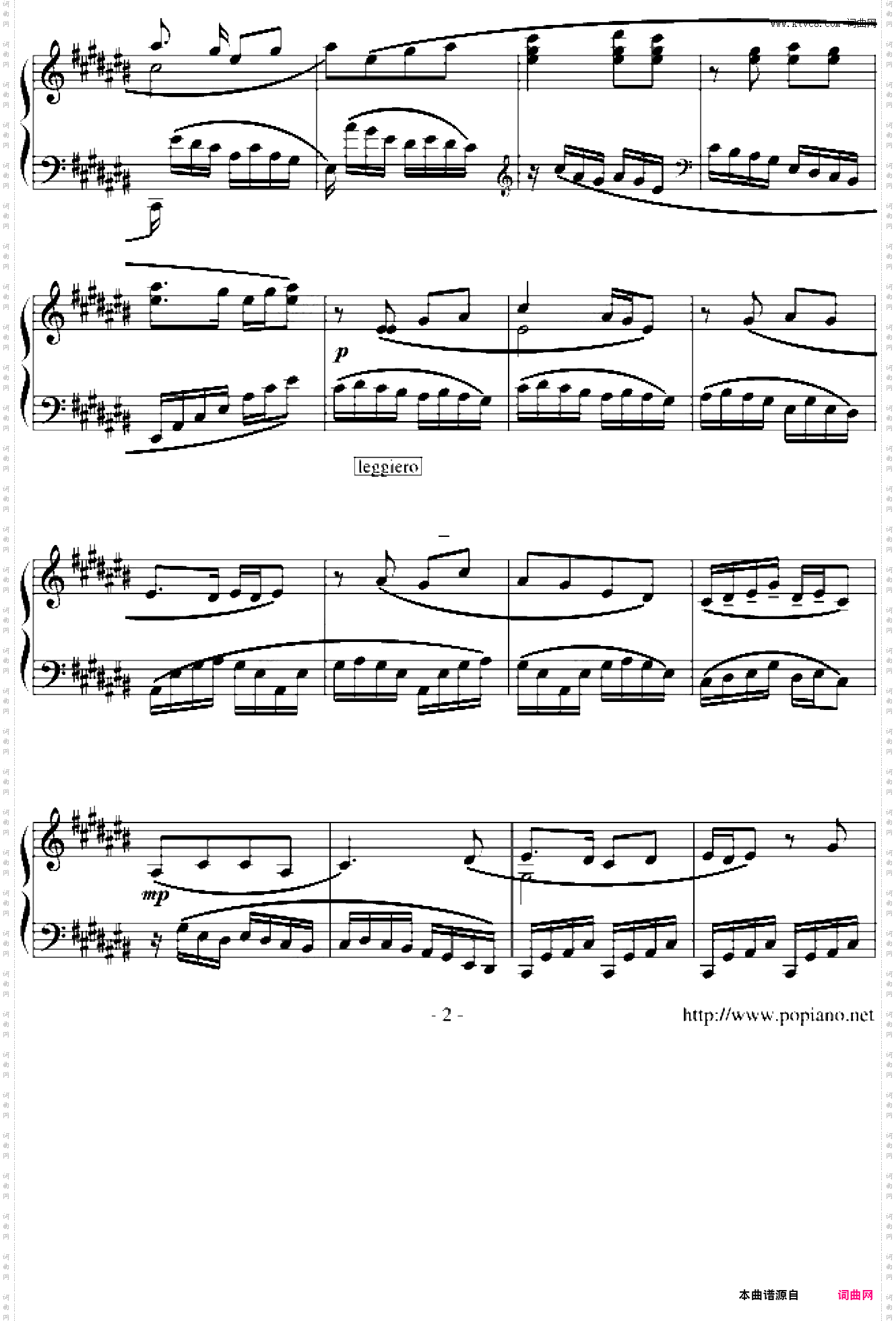 练习曲No·1