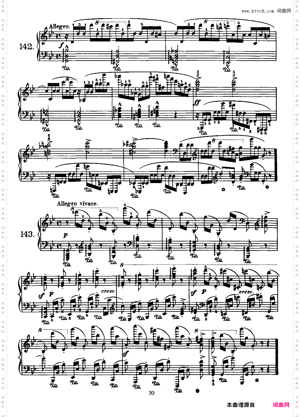 160首八小节练习曲 160 Eight-Measure Exercises Op·821Czerny-op821-160_Exercises_81-160