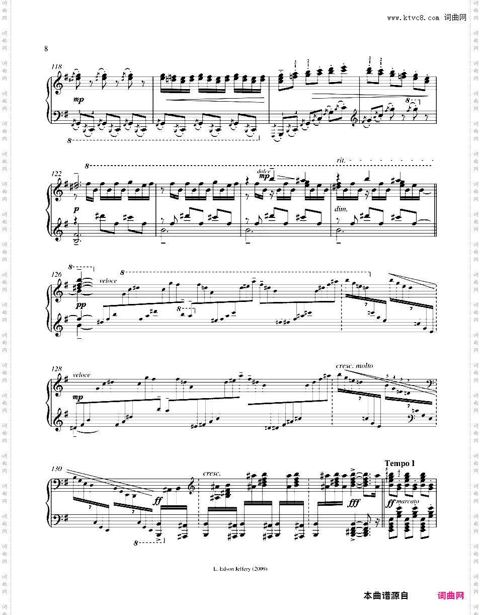 卡门主题变奏曲 Carmen Variations - 根据比才歌剧《卡门》主题改编Carmen Variations ejeffery_1968