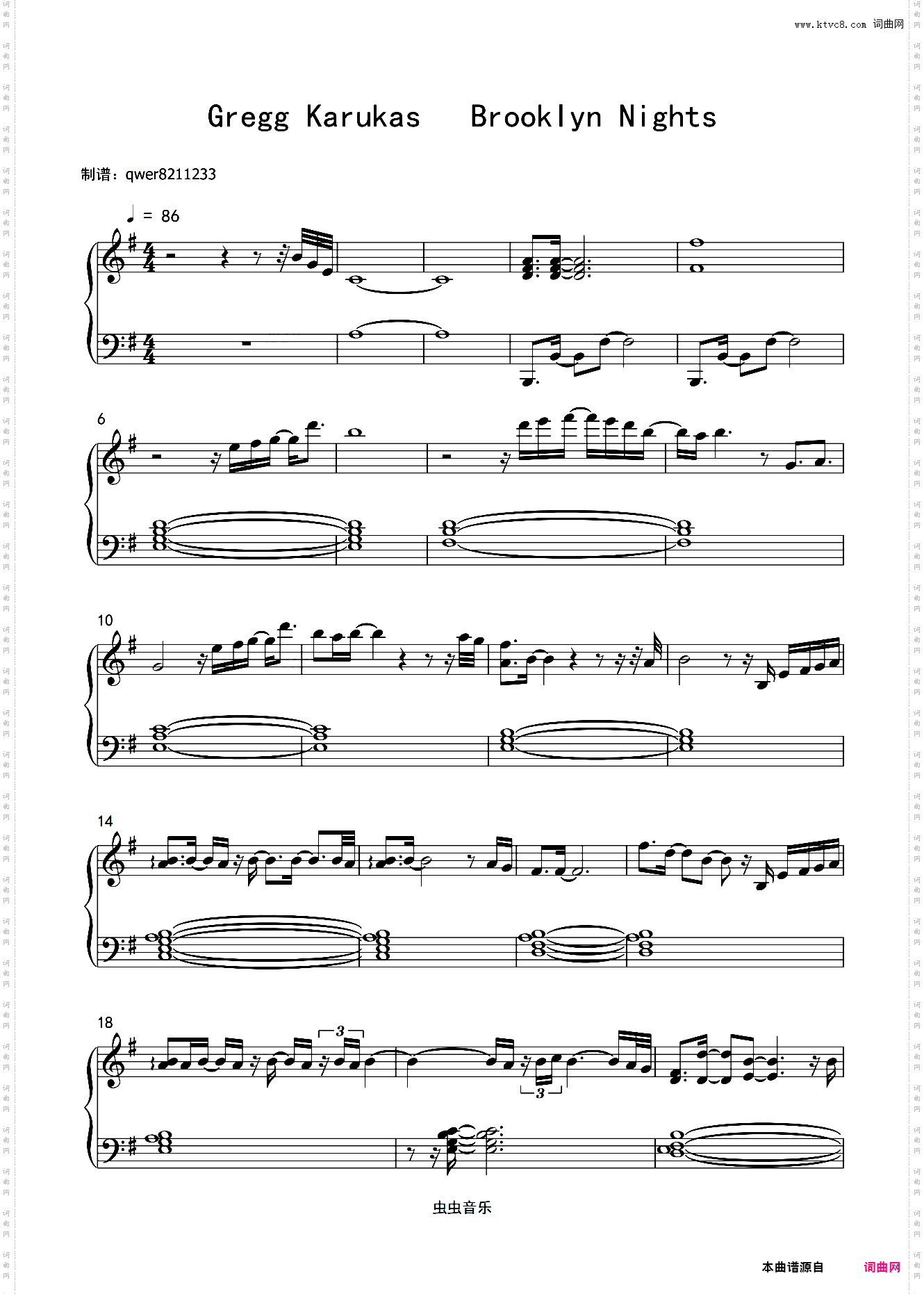 Gregg Karukas - Brooklyn Nights