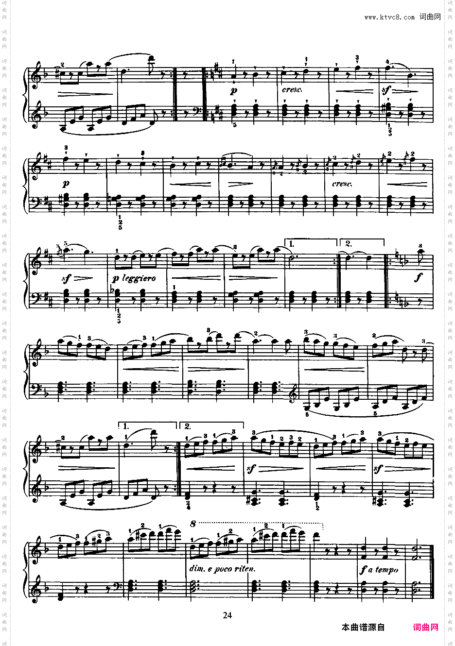 25首钢琴进阶练习曲 25 Easy and Progressive Studies Op·100