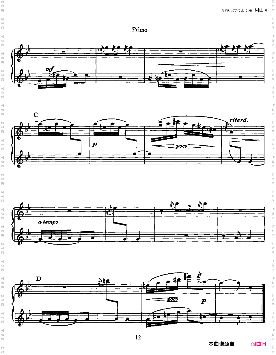 3首简易小品 Three Easy Pieces - 四手联弹