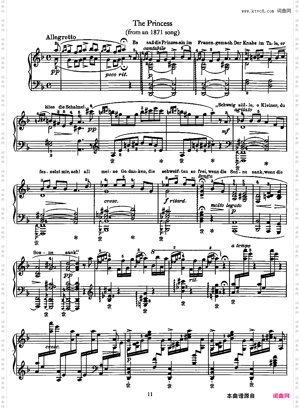 6首歌曲改编曲 6 Piano Transcriptions of Songs Op·41