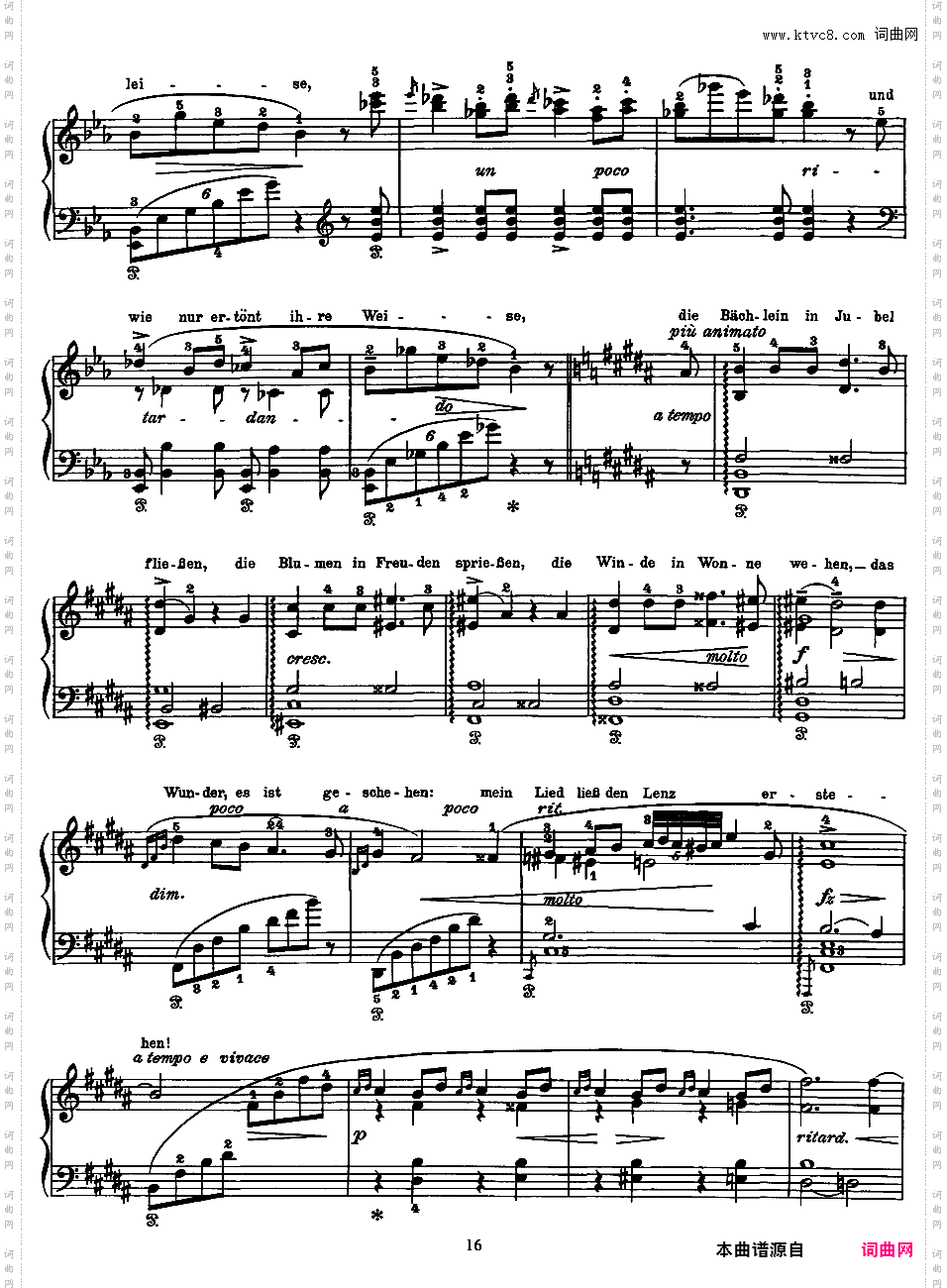 6首歌曲改编曲 6 Piano Transcriptions of Songs Op·41