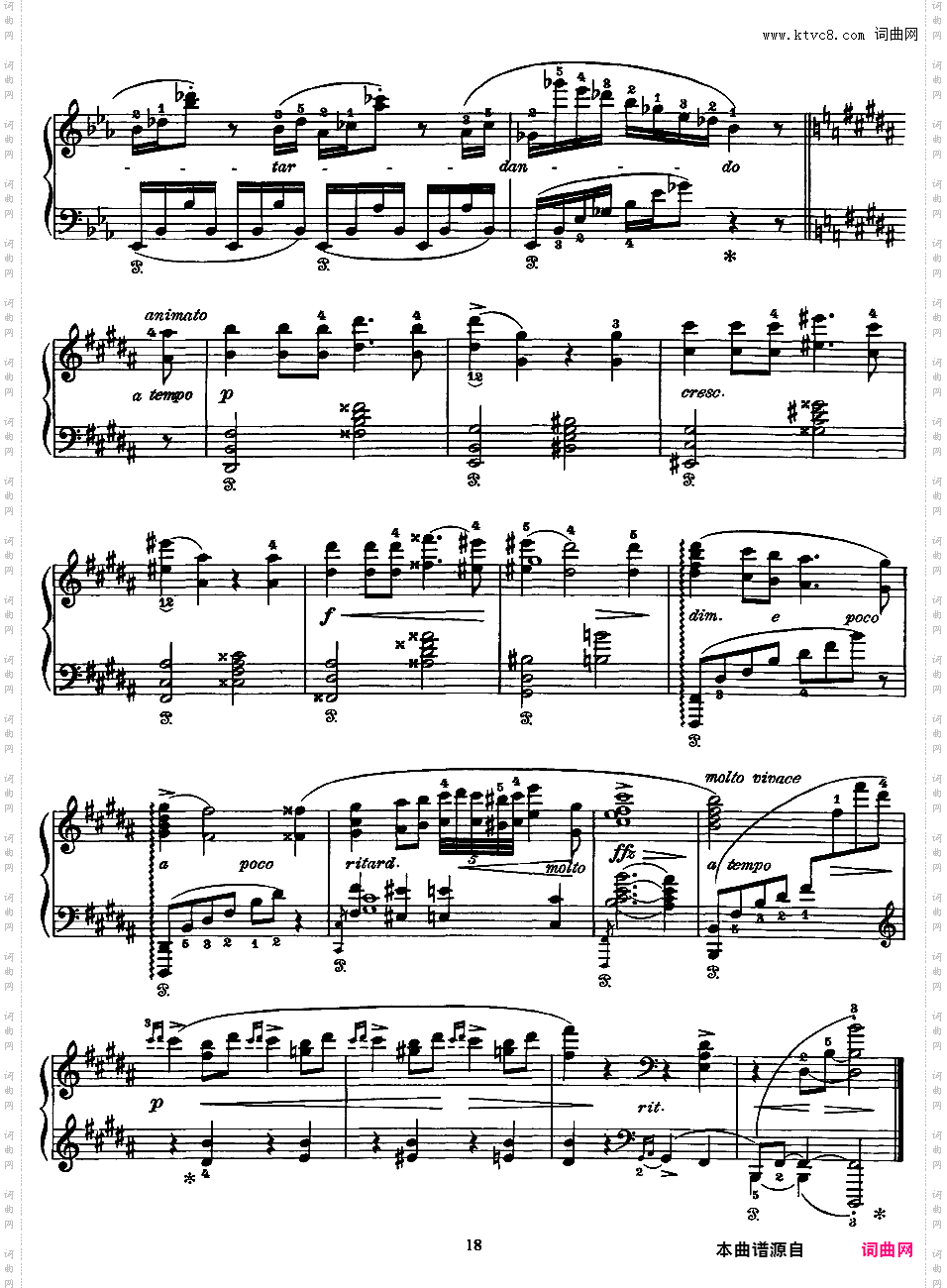 6首歌曲改编曲 6 Piano Transcriptions of Songs Op·41