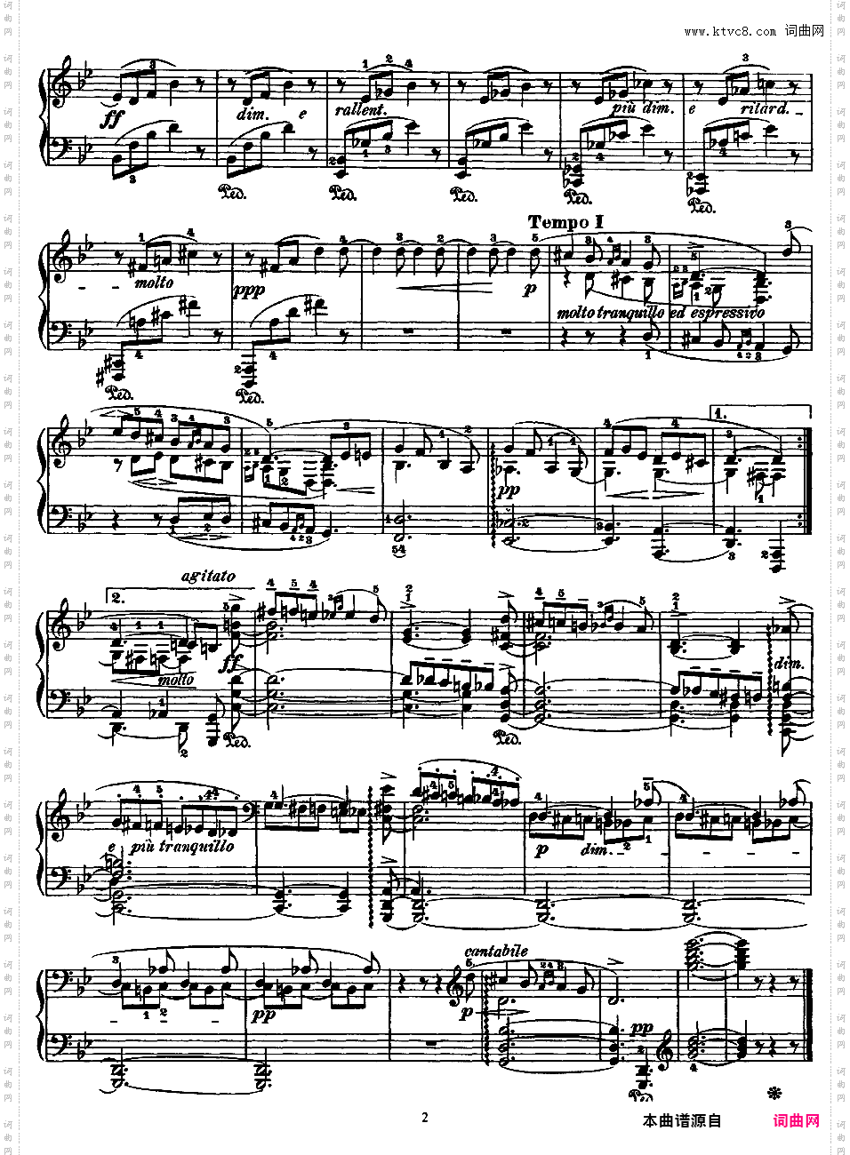 抒情小品集 Lyric Pieces 十卷Grieg op54 Lyric Pieces