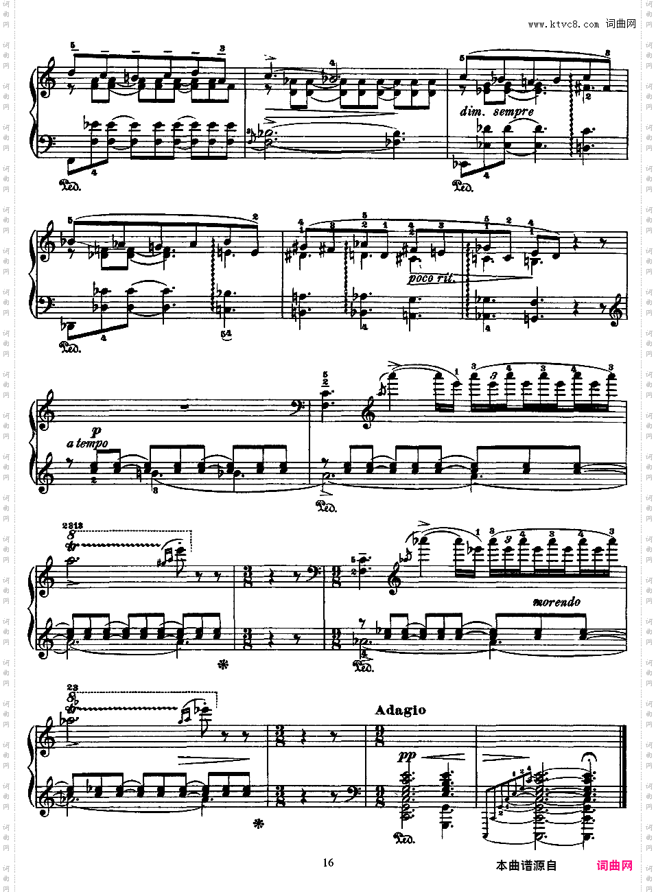 抒情小品集 Lyric Pieces 十卷Grieg op54 Lyric Pieces