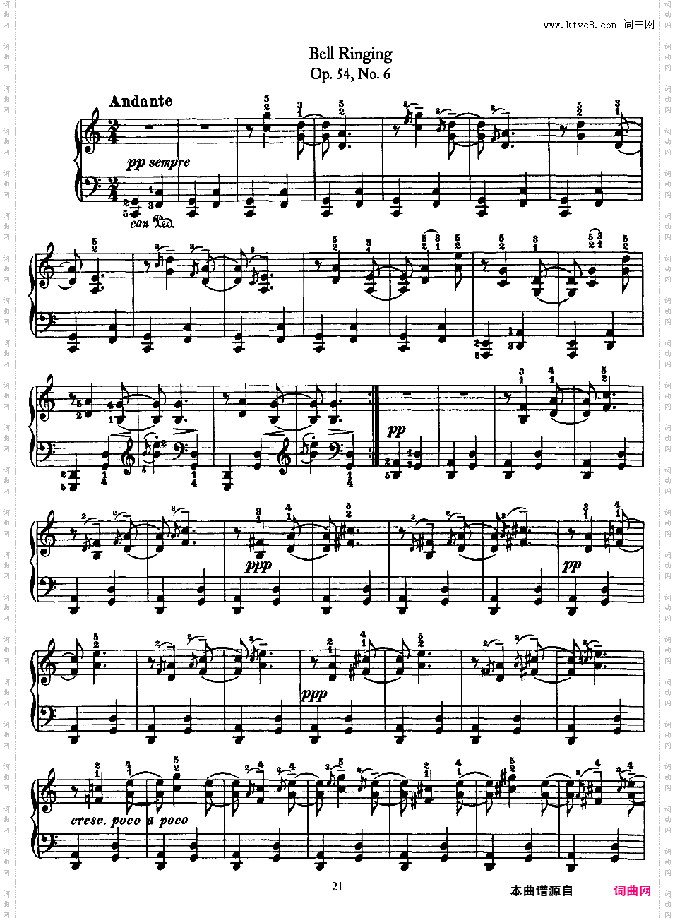抒情小品集 Lyric Pieces 十卷Grieg op54 Lyric Pieces