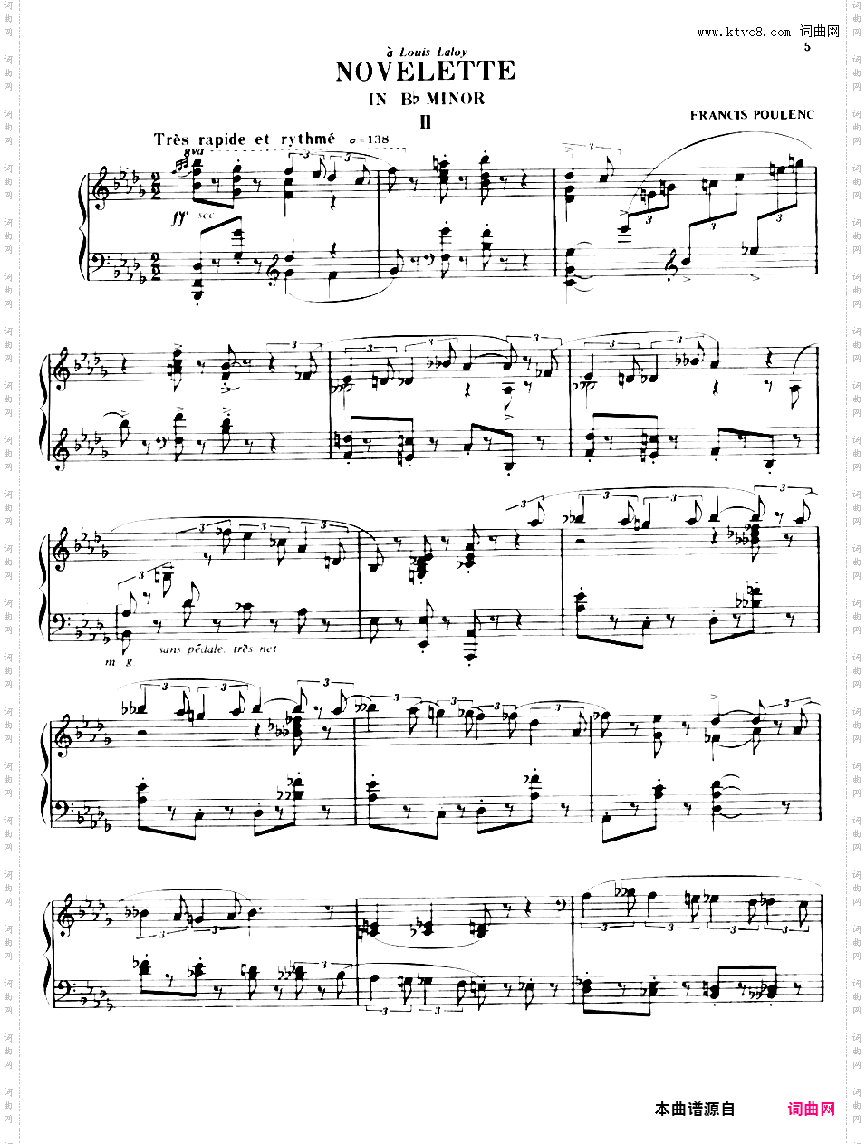 三首新事曲Trois Novelettes