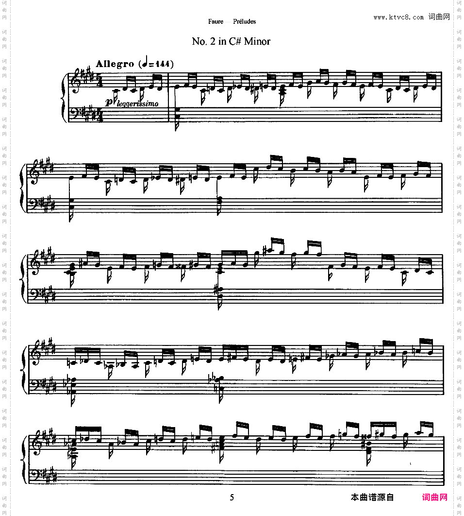 9首前奏曲 9 Preludes Op·103