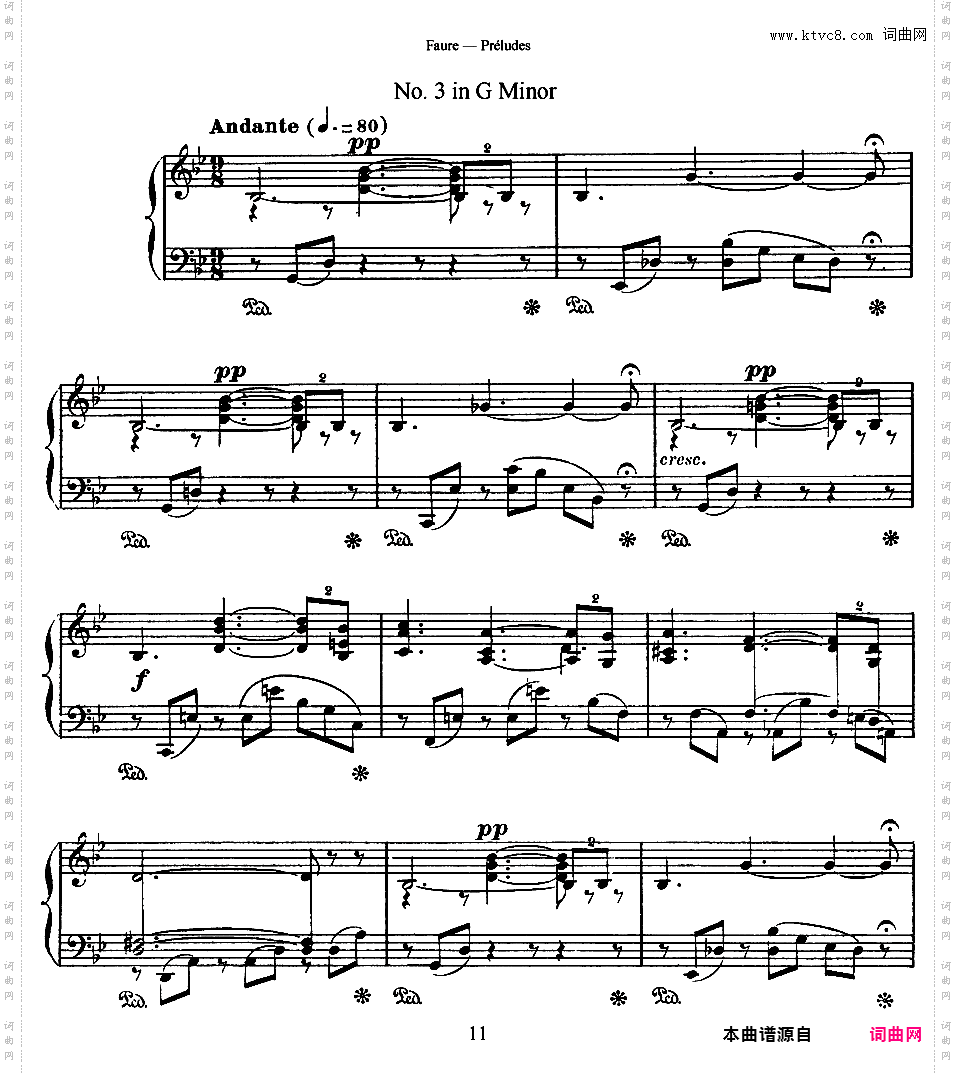 9首前奏曲 9 Preludes Op·103