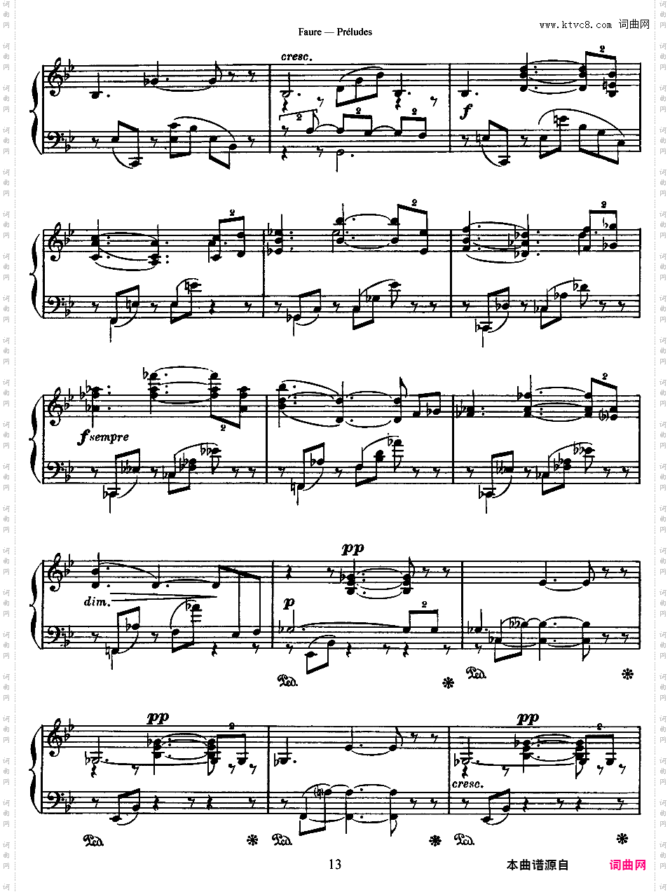 9首前奏曲 9 Preludes Op·103