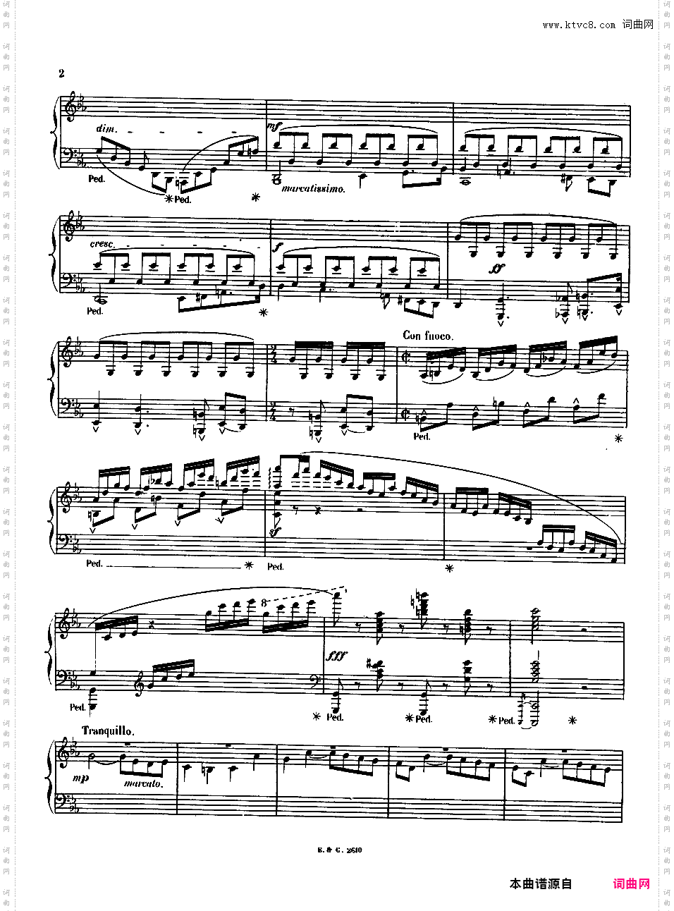 c小调钢琴奏鸣曲 Piano Sonata in c Minor Op·21