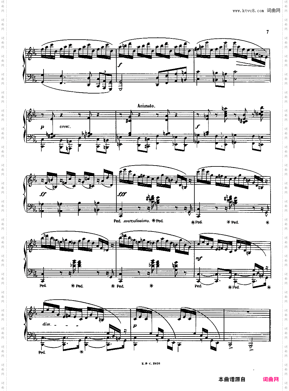 c小调钢琴奏鸣曲 Piano Sonata in c Minor Op·21