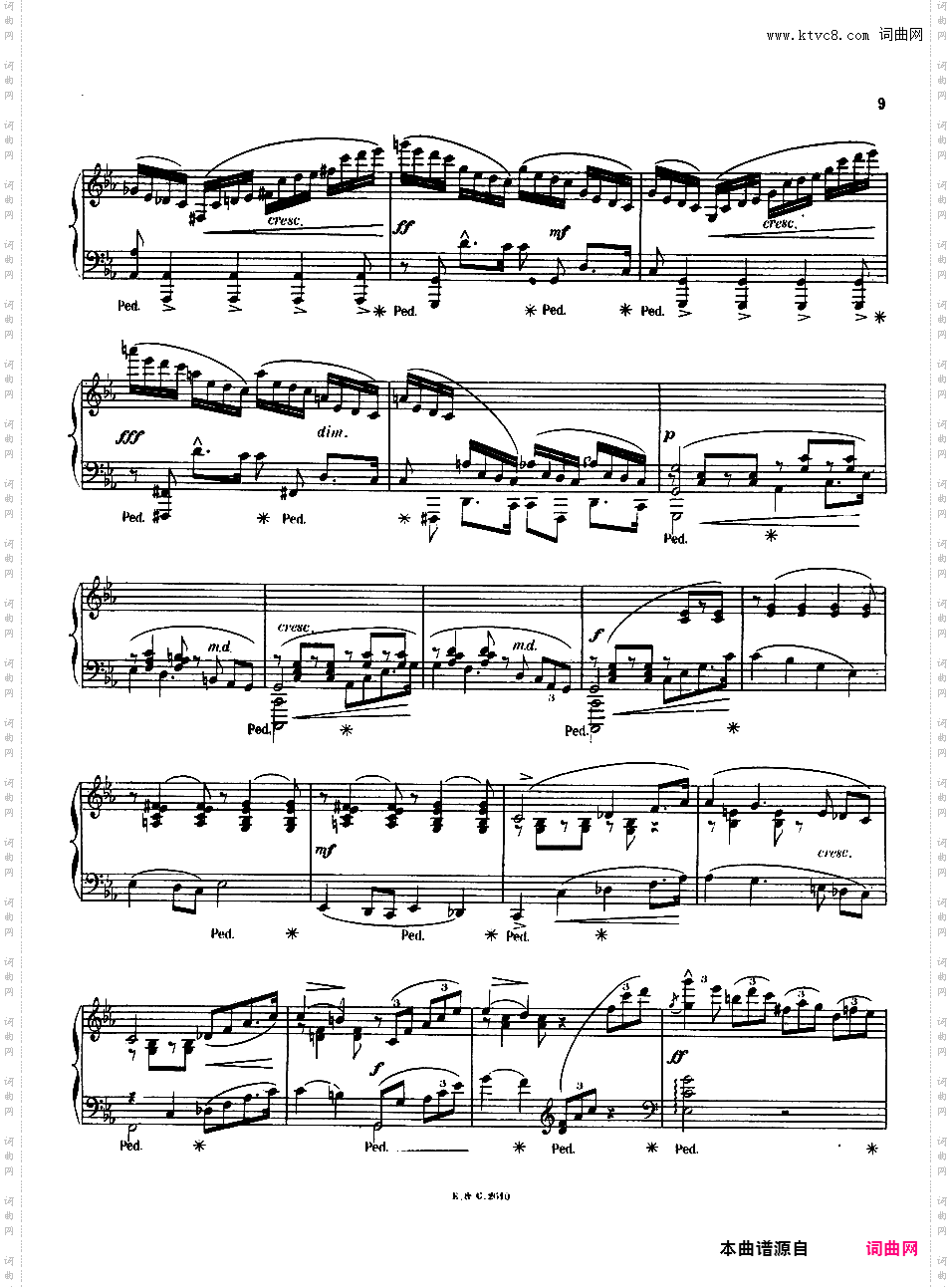 c小调钢琴奏鸣曲 Piano Sonata in c Minor Op·21