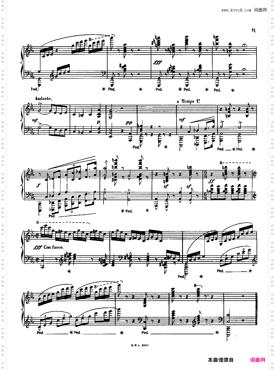 c小调钢琴奏鸣曲 Piano Sonata in c Minor Op·21