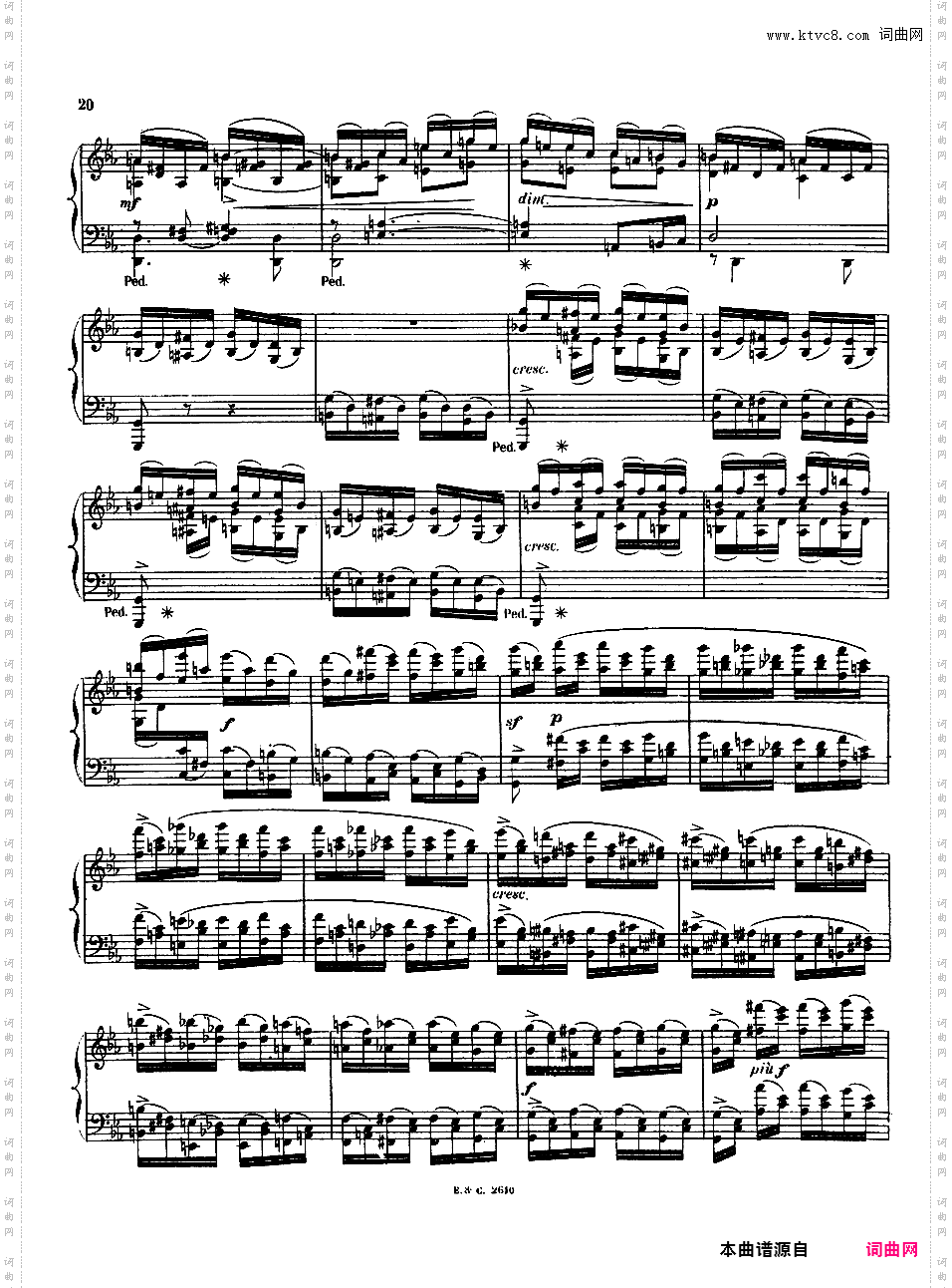 c小调钢琴奏鸣曲 Piano Sonata in c Minor Op·21