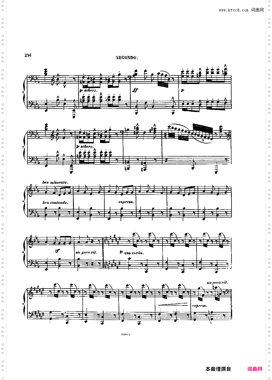 西班牙随想曲“阿拉贡风格霍塔”La Jota Aragonesa Op·14西班牙随想曲“阿拉贡风格霍塔”La Jota Aragonesa Op·14四手联弹