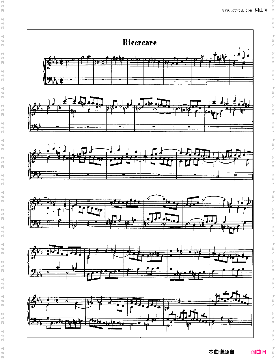 音乐的奉献 The Musical Offering BWV 1079