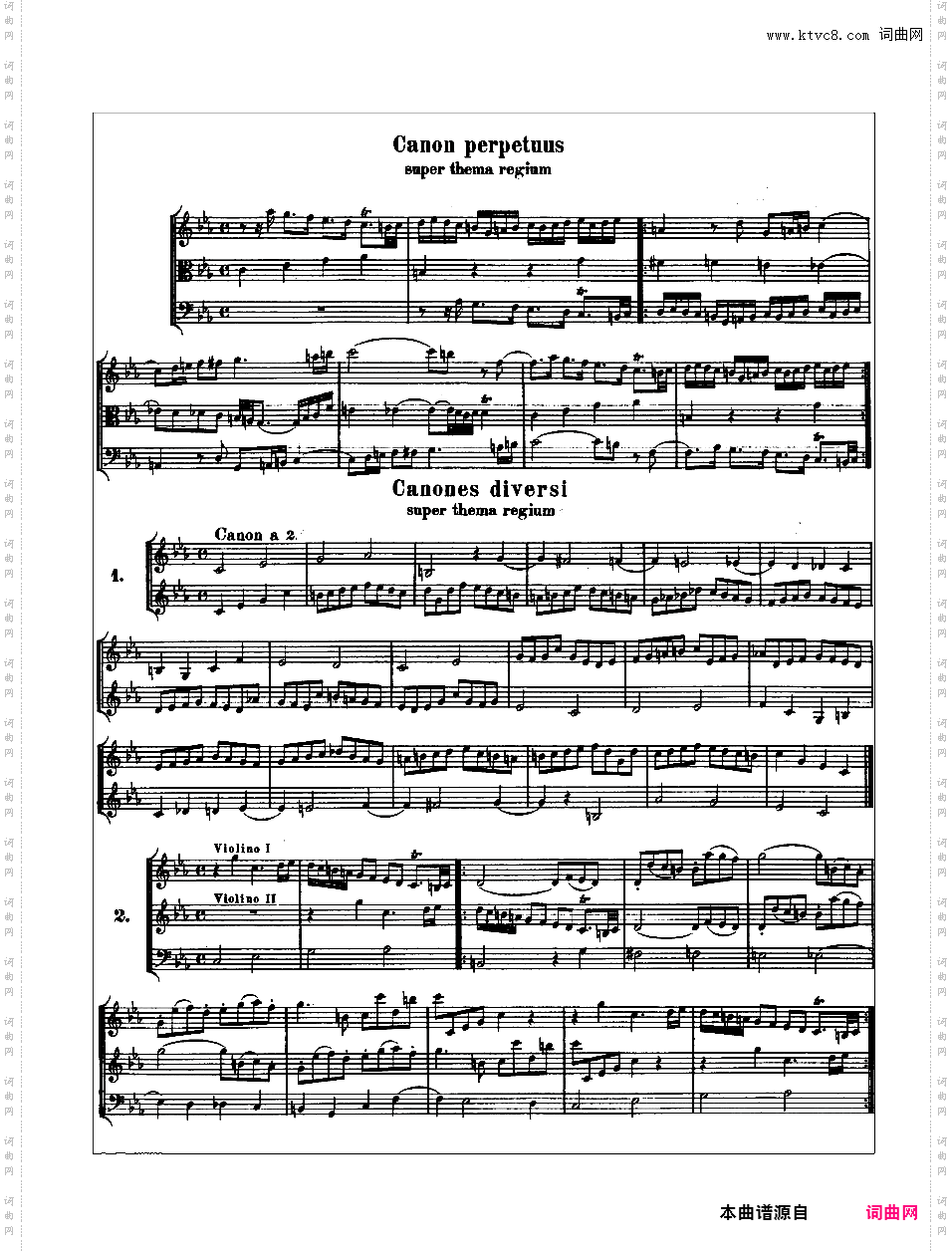 音乐的奉献 The Musical Offering BWV 1079