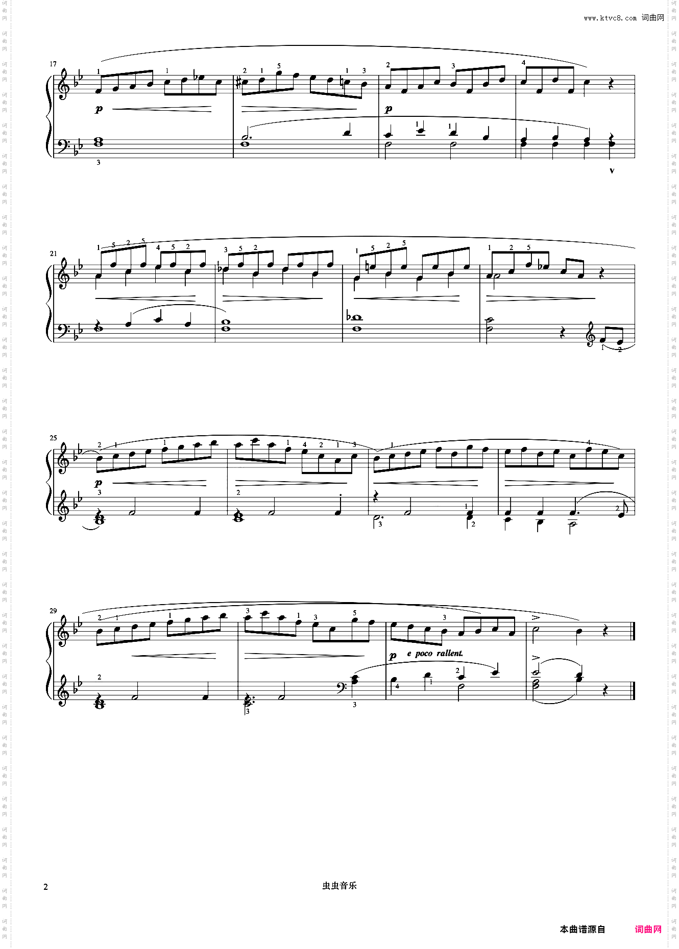 第30首《莱蒙钢琴练习曲 作品37》