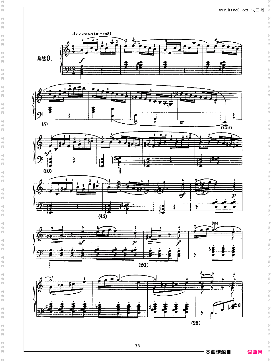 500首钢琴奏鸣曲共33册Scarlatti Sonatas 421-435