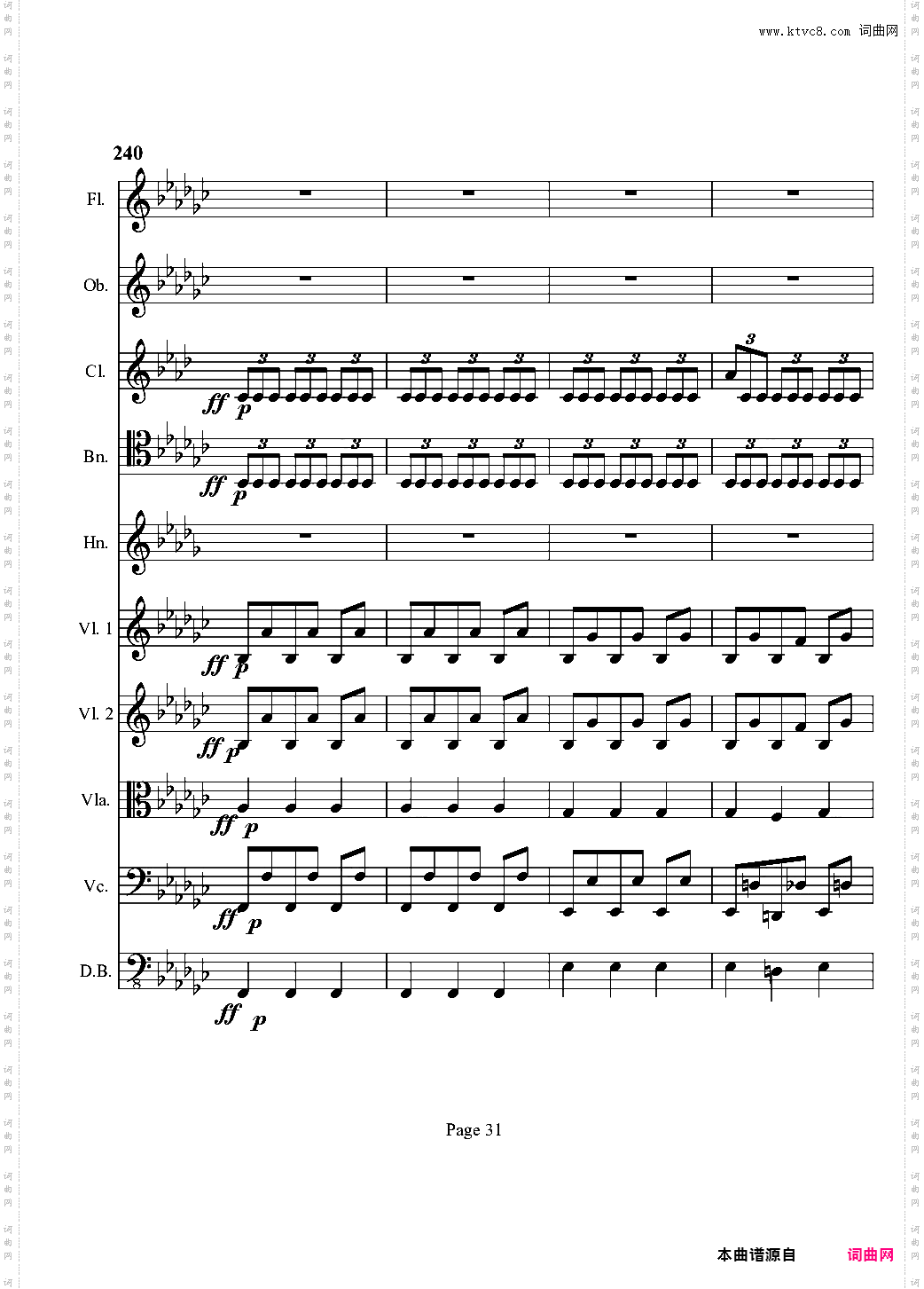 奏鸣曲之交响第4首-Ⅲ