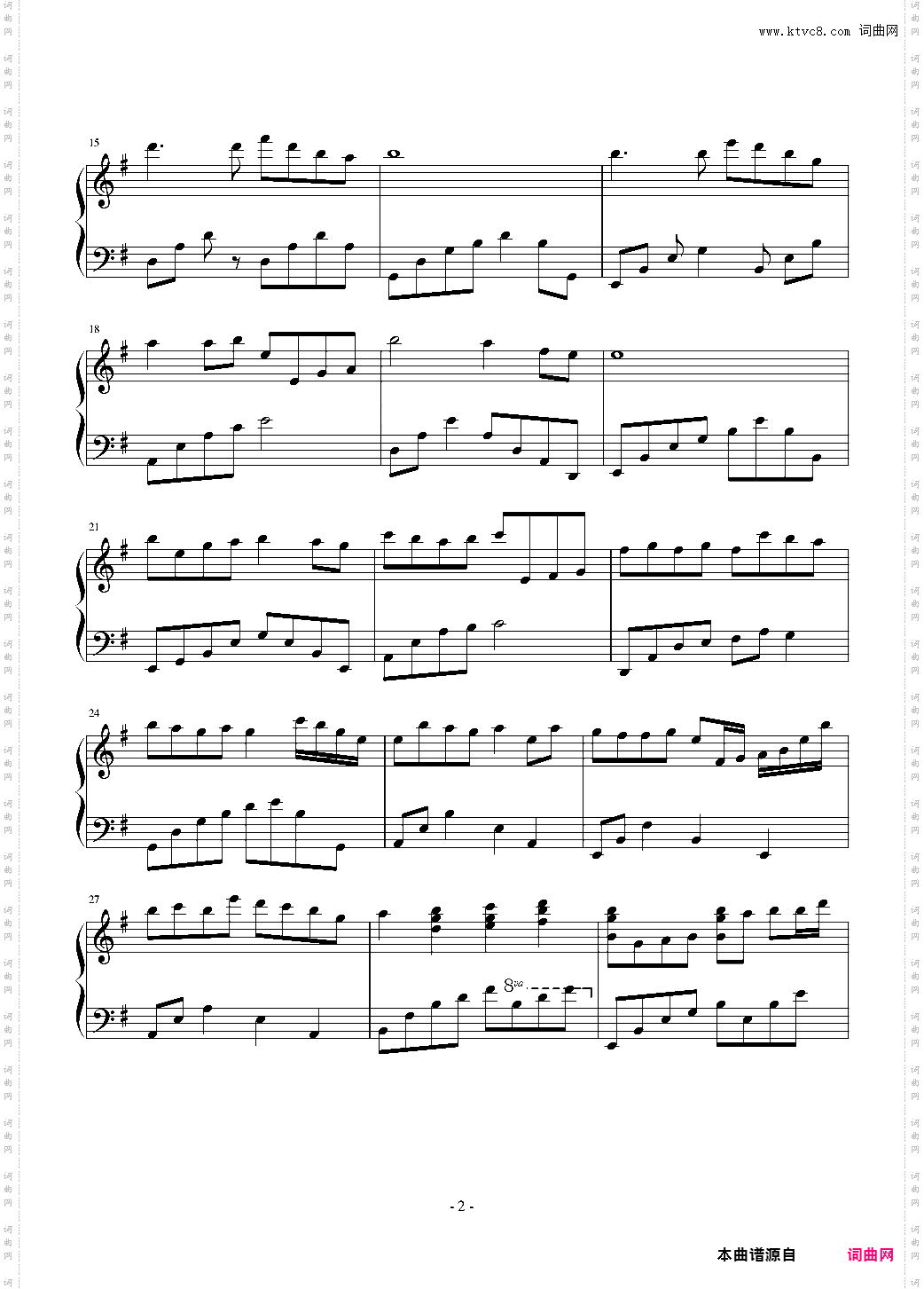 All the notes