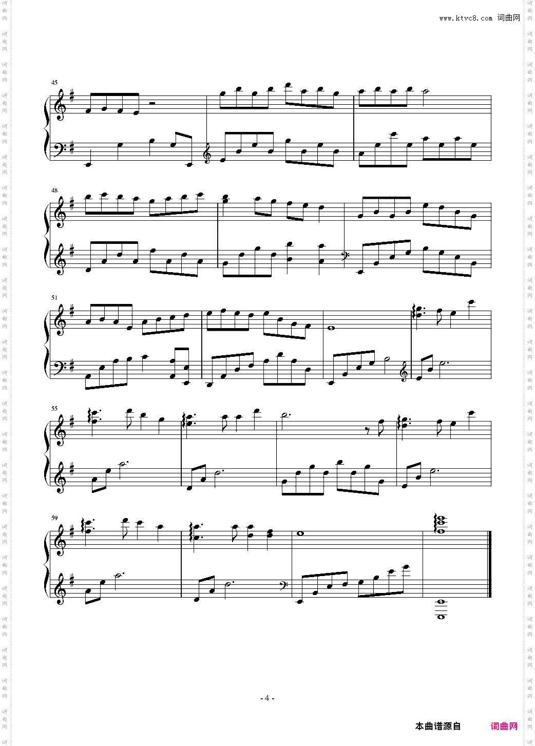 All the notes