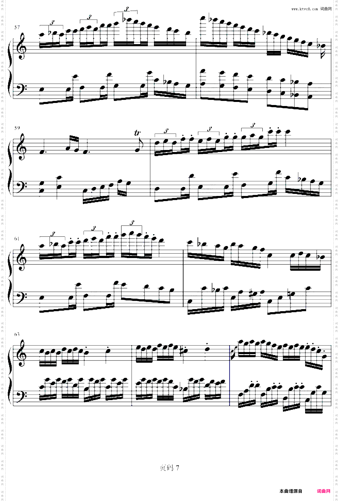 C大调奏鸣曲第一乐章