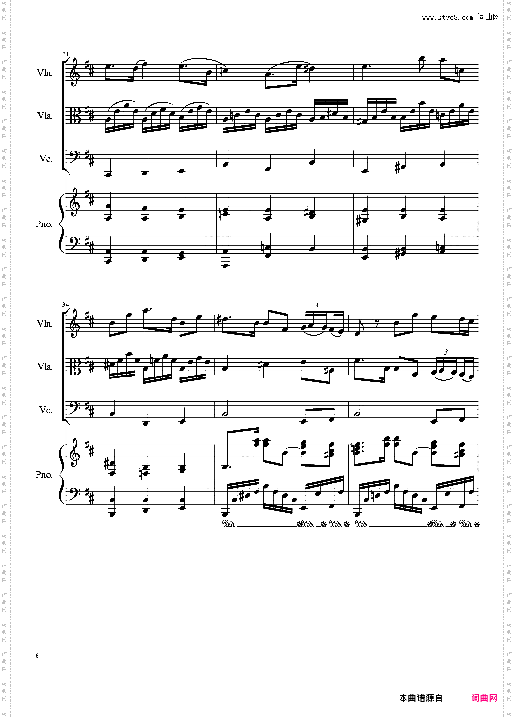 Autumn Song Op·111b