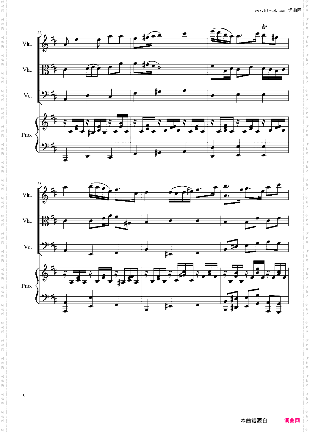 Autumn Song Op·111b