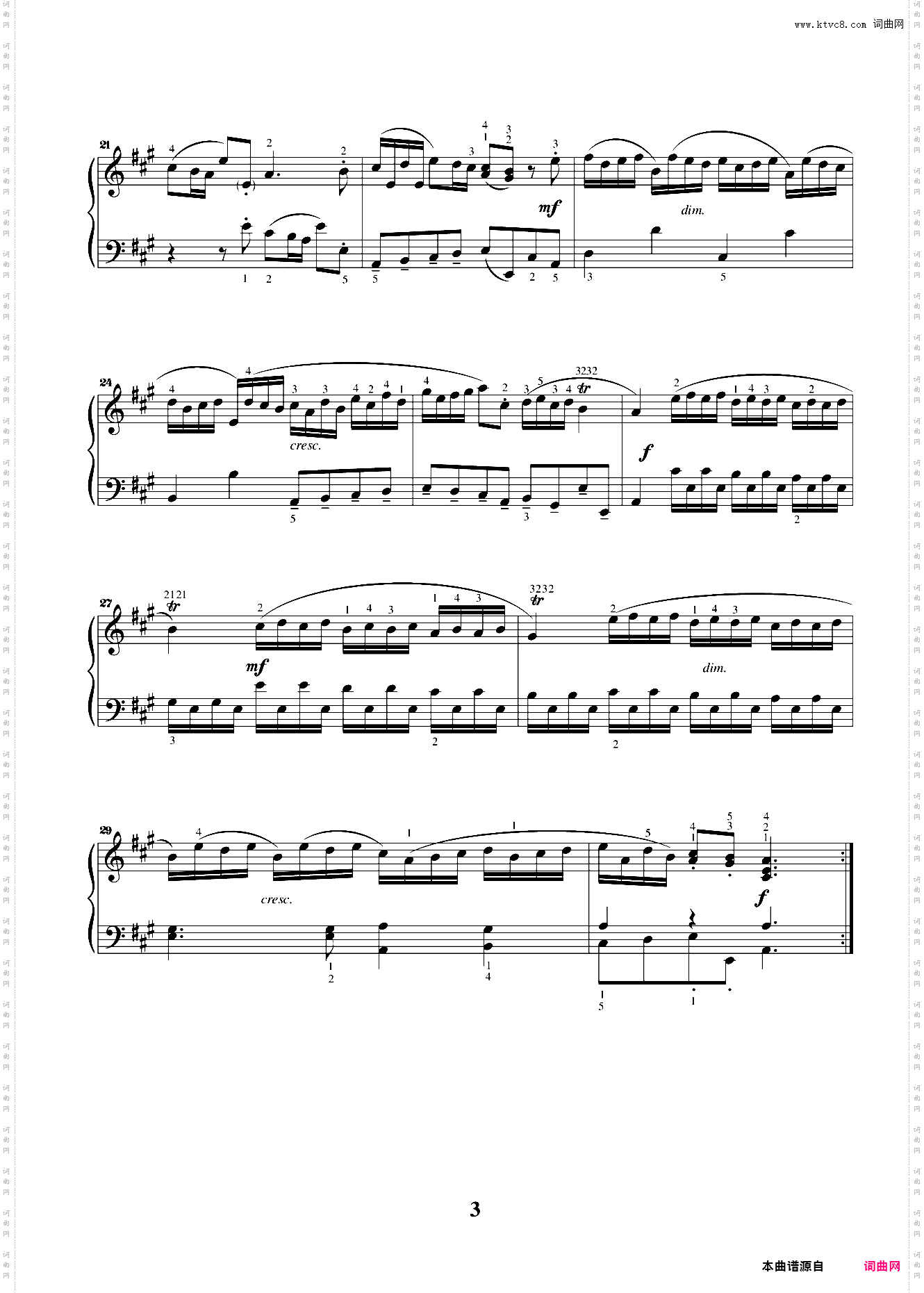 第九级02A大调奏鸣曲