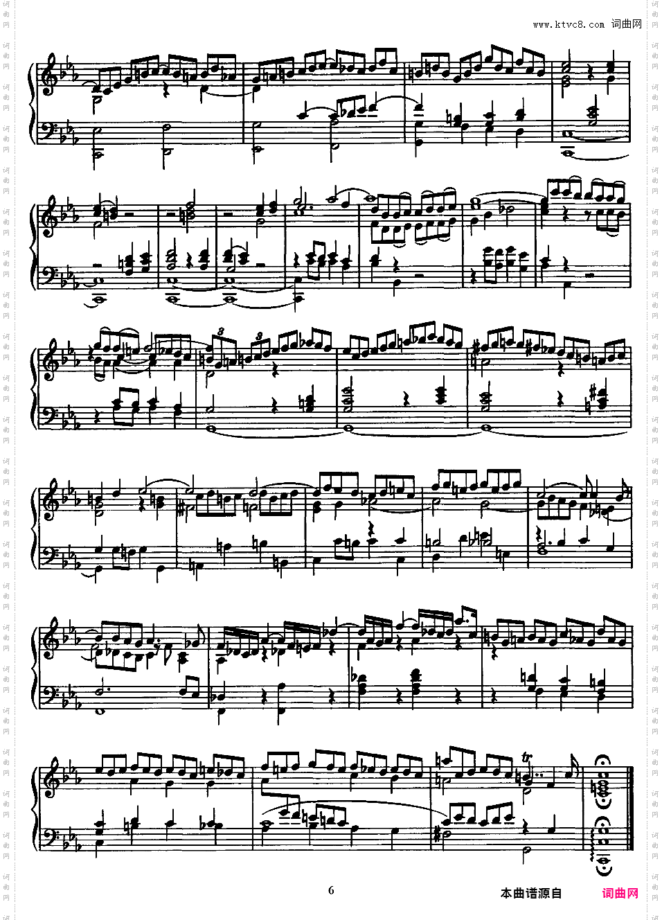 李斯特改编巴赫六首前奏曲与赋格bwv543——548Bach-Liszt bwv546 Prelude and Fugue in c