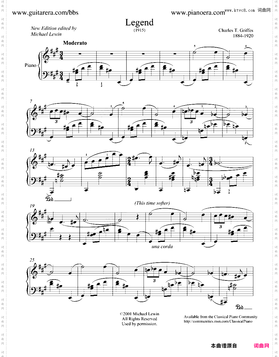 升f小调传奇 Legend in f-sharp Minor