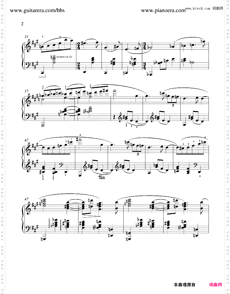 升f小调传奇 Legend in f-sharp Minor