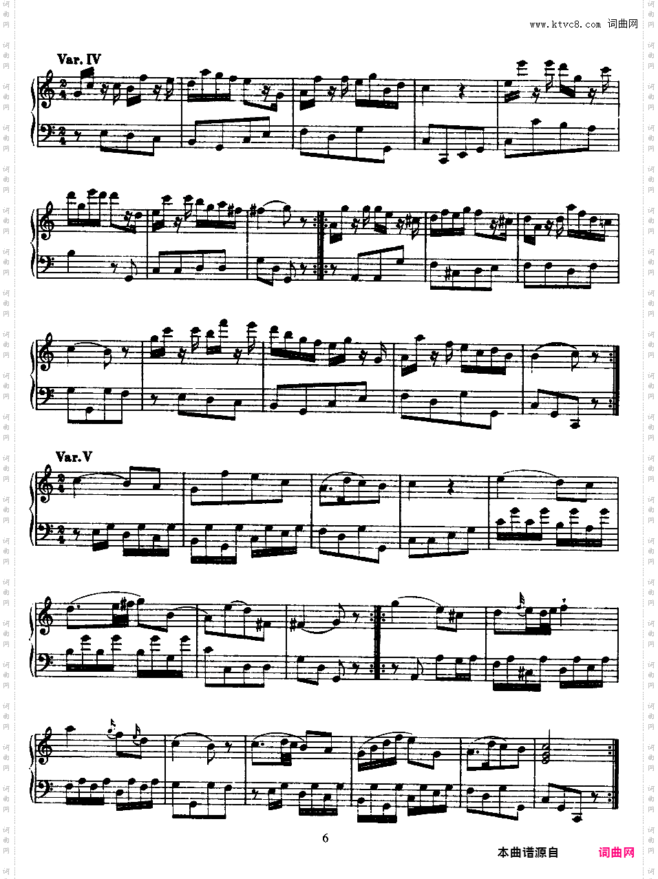 52首钢琴奏鸣曲 52 Piano SonatasPiano Sonata No 15 in C_NoRestriction