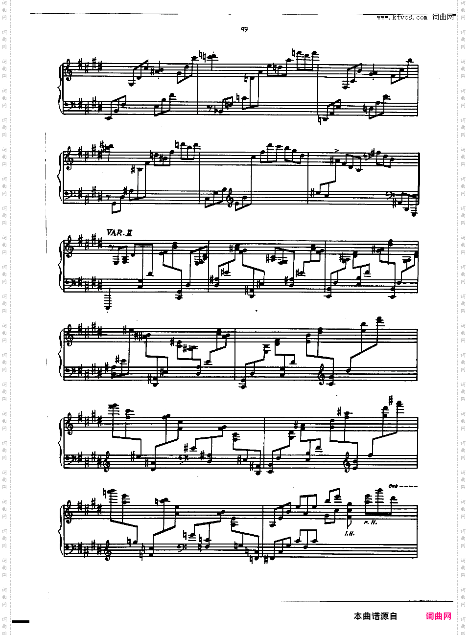 变奏曲 Variations