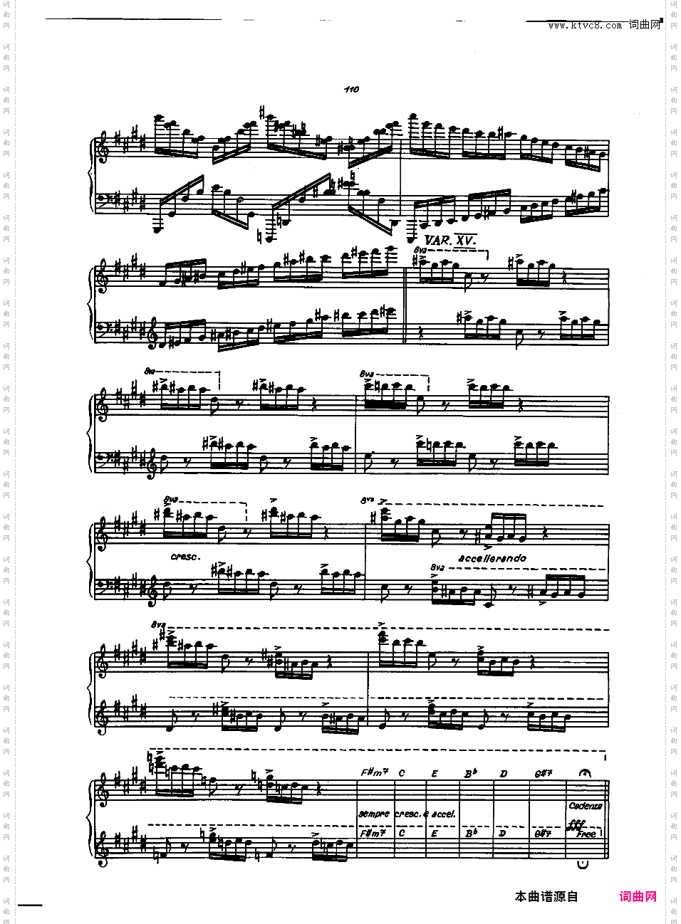 变奏曲 Variations