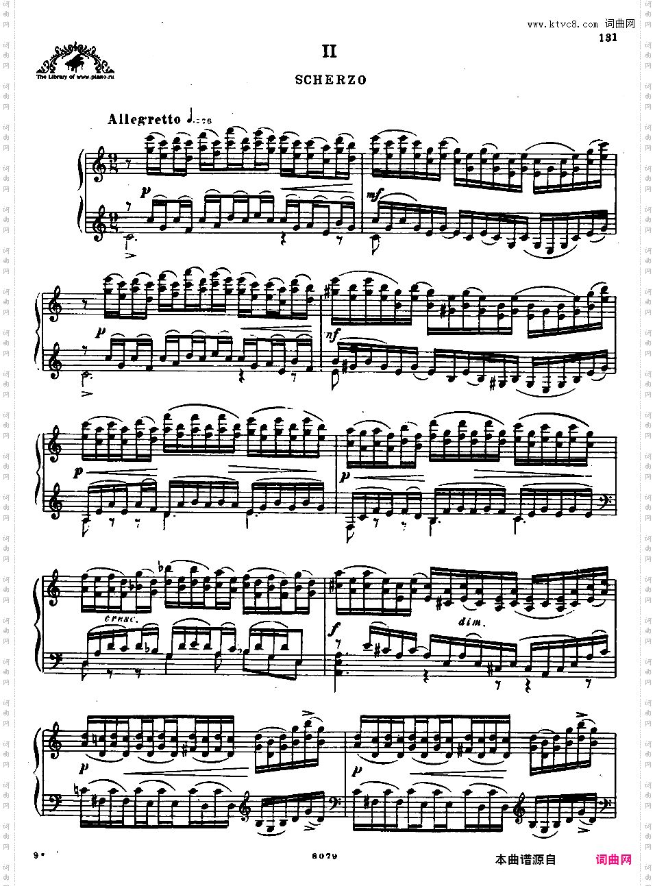 降E大调第二钢琴奏鸣曲 Piano Sonata No·2 in E-flat Major Op·75