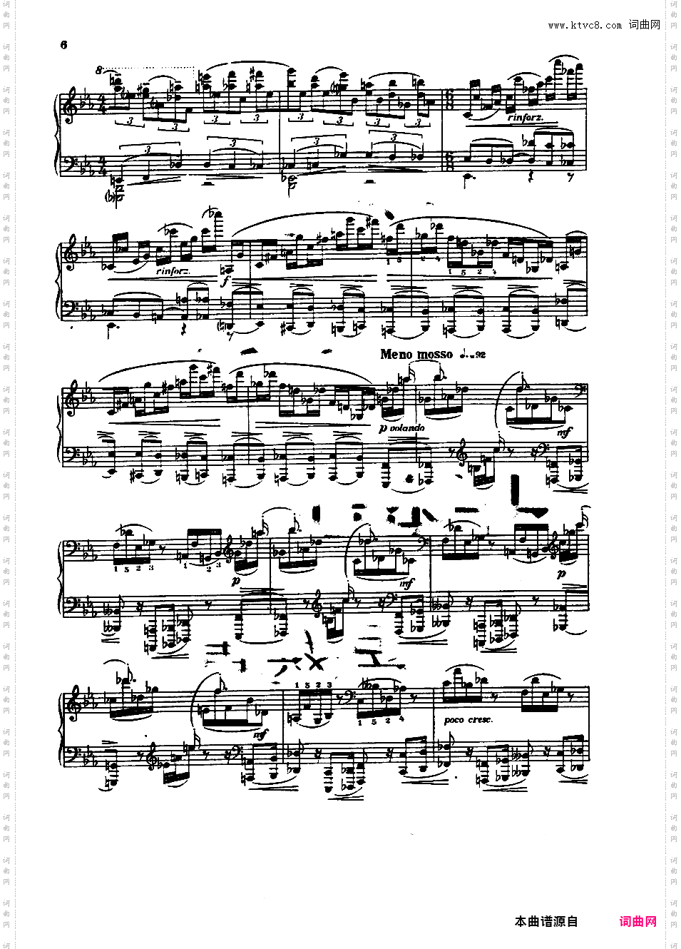 第六钢琴奏鸣曲 Piano Sonata No·6 Op·13