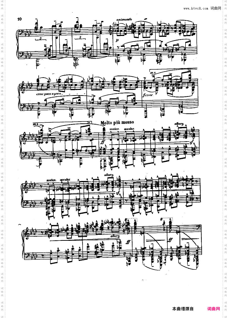 第六钢琴奏鸣曲 Piano Sonata No·6 Op·13