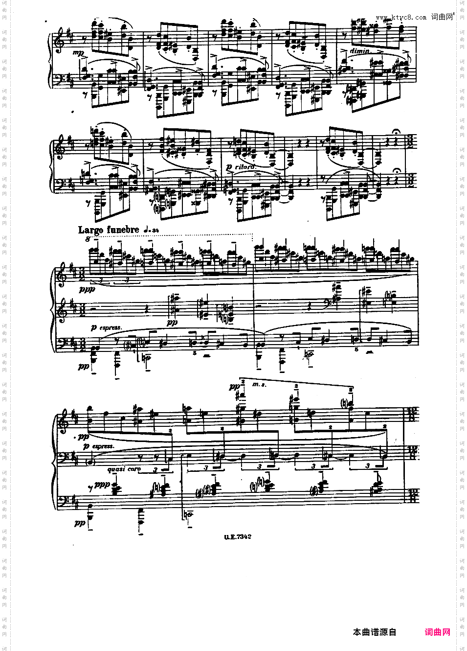第六钢琴奏鸣曲 Piano Sonata No·6 Op·13