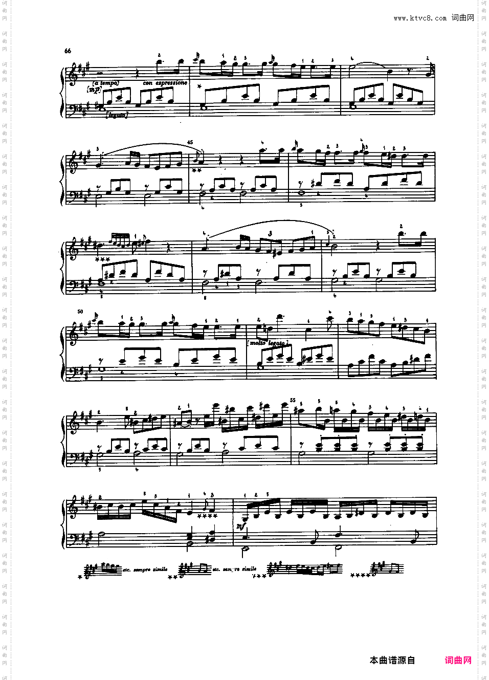 奏鸣曲集Dussek op10n1 Sonate #04 in A