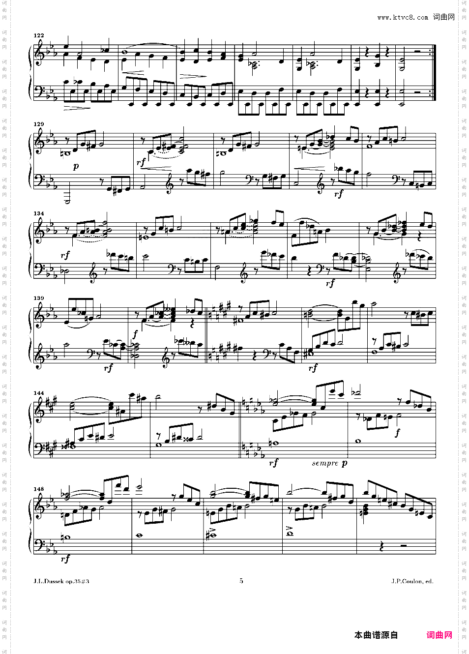 c小调第十三钢琴奏鸣曲 Piano Sonata No·13 in c Minor Op·35-3