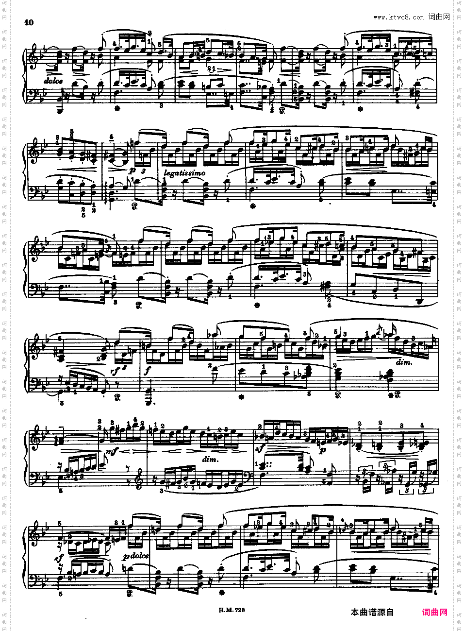 安慰曲 La Consolation Op·62