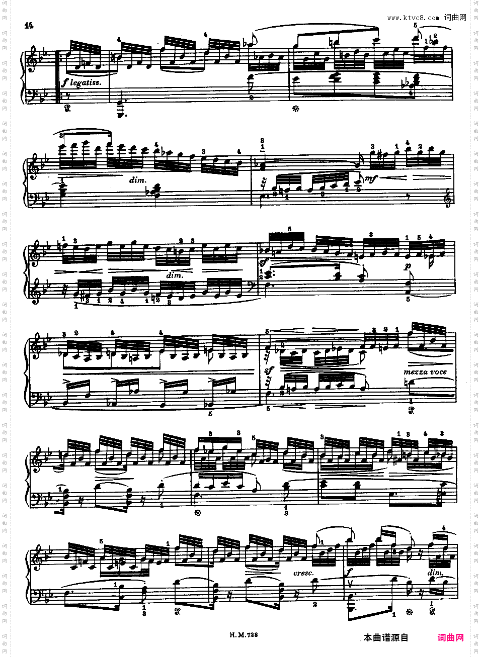 安慰曲 La Consolation Op·62
